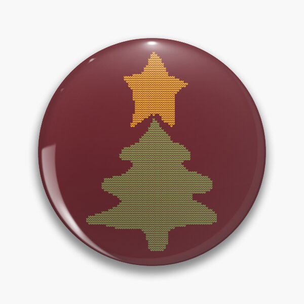 Item preview, Abstract Christmas Tree on Maroon Knitted Sweater Style designed and sold by ellenhenry.