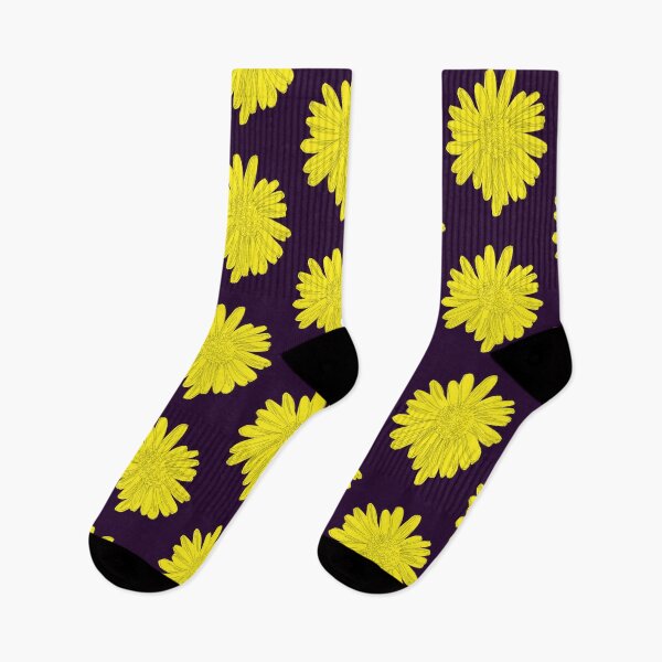 Item preview, Yellow Daisy flower line art designed and sold by Fransyn.