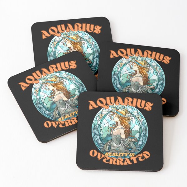 Item preview, Aquarius: Reality Is Overrated. aquarius lover designed and sold by ZodiacWonders.