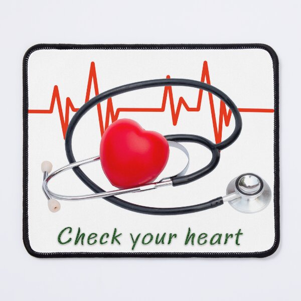 Item preview, Red heart and stethoscope, check your heart designed and sold by Thachakrit.