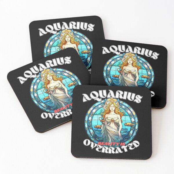 Item preview, Aquarius: Reality Is Overrated. cute aquarius designed and sold by ZodiacWonders.