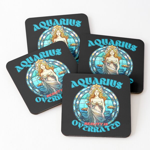 Item preview, Aquarius: Reality Is Overrated. aquarius constellation designed and sold by ZodiacWonders.
