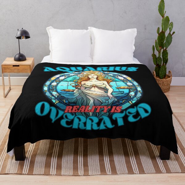 Item preview, Aquarius: Reality Is Overrated. aquarius constellation designed and sold by ZodiacWonders.