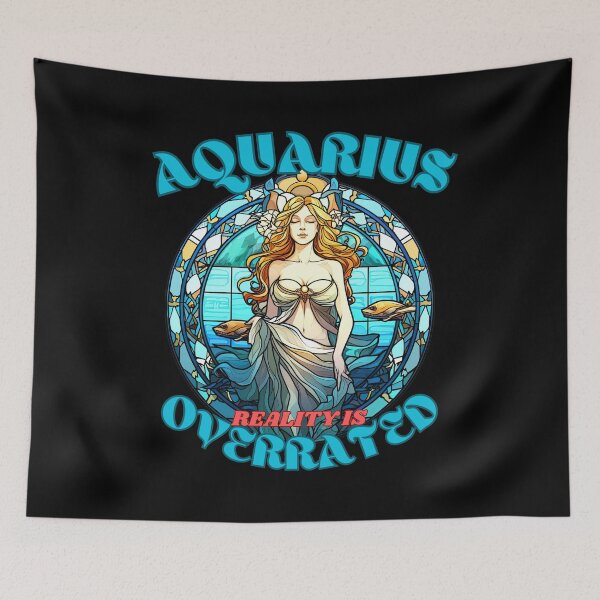 Item preview, Aquarius: Reality Is Overrated. aquarius constellation designed and sold by ZodiacWonders.