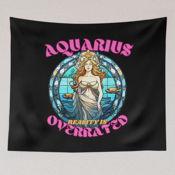 Item preview, Aquarius: Reality Is Overrated. Aquarius moon designed and sold by ZodiacWonders.