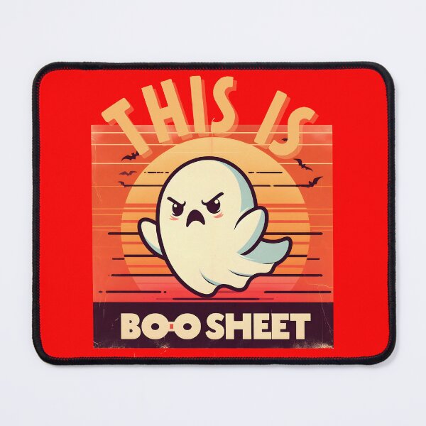 Item preview, This Is Boo Sheet | Ghost Retro designed and sold by thinkcute.