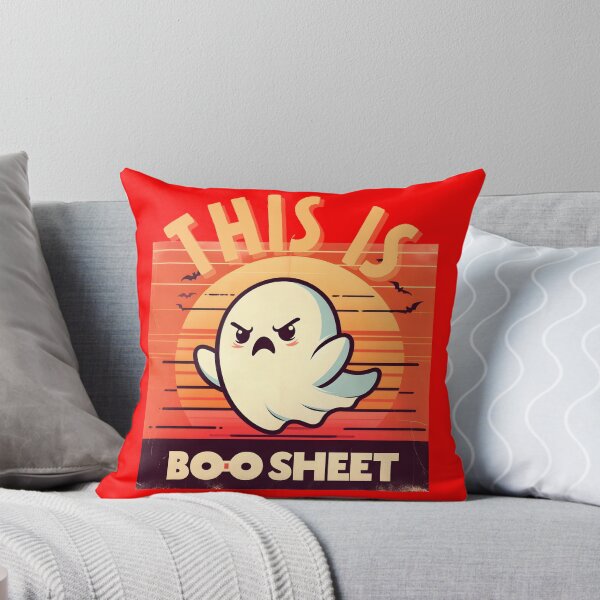 Item preview, This Is Boo Sheet | Ghost Retro designed and sold by thinkcute.