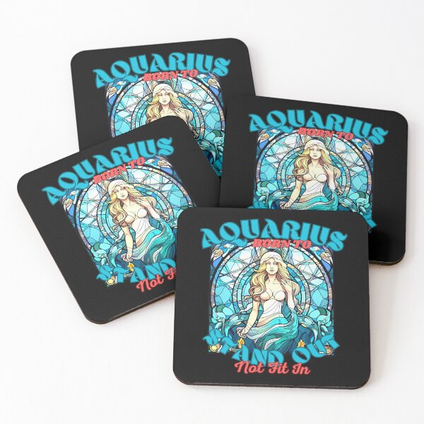 Item preview, Aquarius: Born To Stand Out, Not Fit In. aquarius birthday designed and sold by ZodiacWonders.
