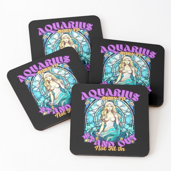 Item preview, Aquarius: Born To Stand Out, Not Fit In. aquarius star sign designed and sold by ZodiacWonders.