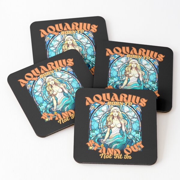 Item preview, Aquarius: Born To Stand Out, Not Fit In. aquarius lover designed and sold by ZodiacWonders.