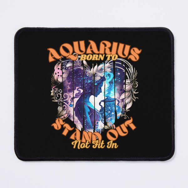 Item preview, Aquarius: Born To Stand Out, Not Fit In. aquarius horoscope designed and sold by ZodiacWonders.