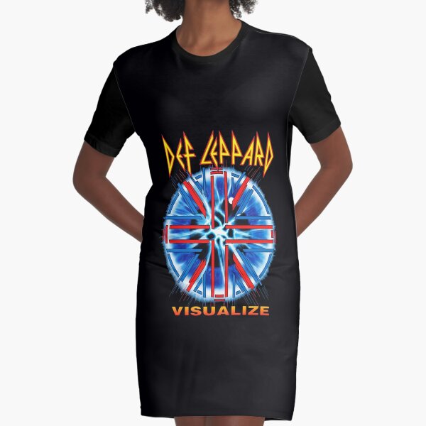 forever21plus Festival Inspo Outfit 3 ⛓️🖤🥀 . . . . . . ⚡️Plus Size Def  Leppard Graphic T-Shirt Dress $27.99 1XL BLACK/MUL