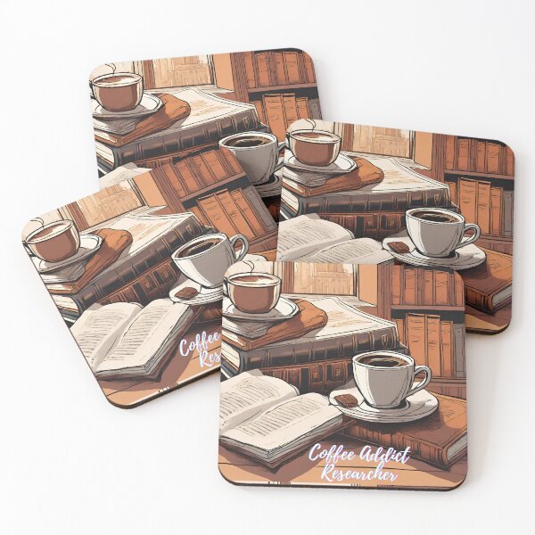 Item preview, Coffee addict Researcher -  Research scholar phd themed gifts designed and sold by RebelliousRosee.