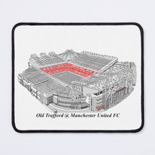 Artikelvorschau, Zeichnung/Skizze des Old Trafford Stadium @ Manchester United FC entworfen und verkauft von GaalArt.
