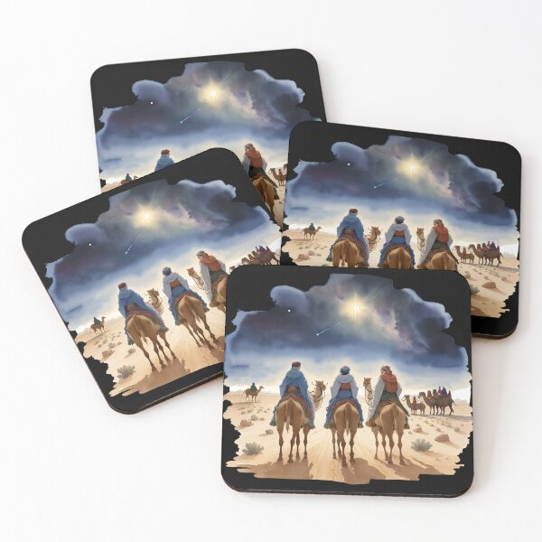 Item preview, Three Wise Men in the Desert designed and sold by pixclipart.