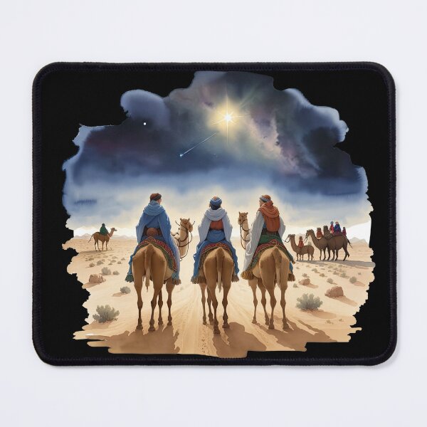 Item preview, Three Wise Men in the Desert designed and sold by pixclipart.