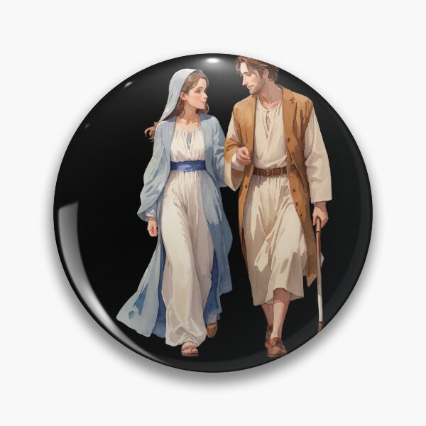 Item preview, Joseph and Mary Walking Together designed and sold by pixclipart.