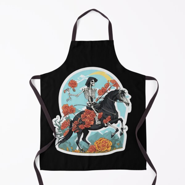 Item preview, Major Arcana Death Black Rose Horse - Spooky Design designed and sold by Pixel Waite.