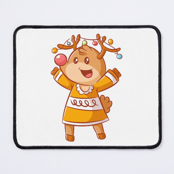 Item preview, Smiling christmas reindeer, christmas, snowman designed and sold by quanlh.