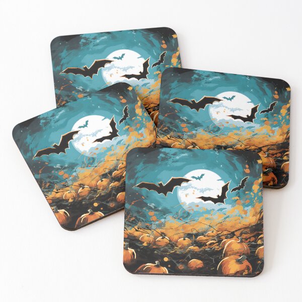 Item preview, Twilight Tidings: Bats & Gourds designed and sold by Viktor Surzhko.