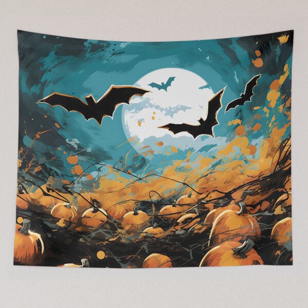 Item preview, Twilight Tidings: Bats & Gourds designed and sold by Viktor Surzhko.