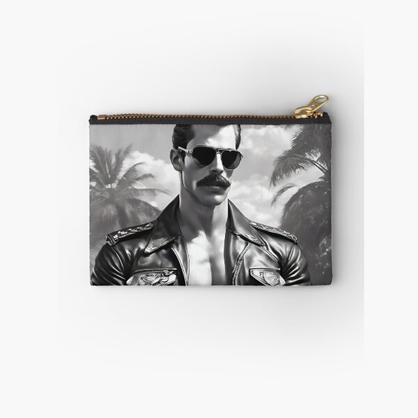 Item preview, Hunk with open leather shirt on motorbike, Tom of Finland Style designed and sold by Szenenbild.