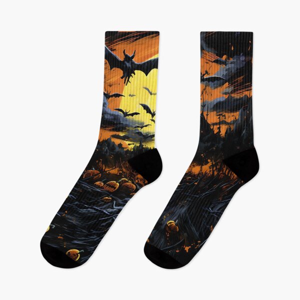 Item preview, Pumpkin Prowl: Winged Silhouettes designed and sold by Viktor Surzhko.
