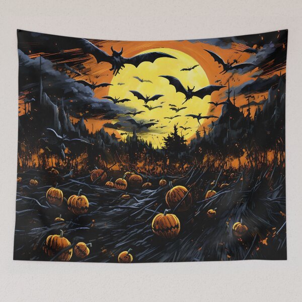 Item preview, Pumpkin Prowl: Winged Silhouettes designed and sold by Viktor Surzhko.