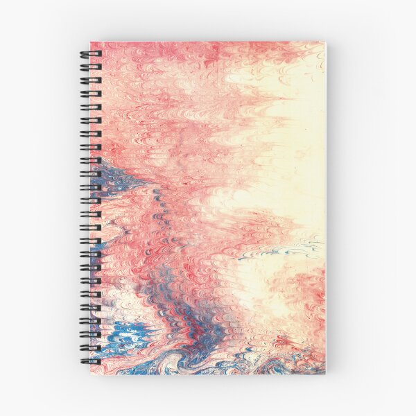 Item preview, Wavy liquid fluid marbled book paper antique graphic designed and sold by bozarslan.
