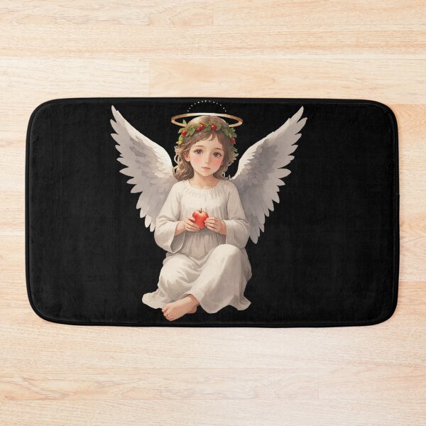 Item preview, Angel with Halo on Pile of Fruit designed and sold by pixclipart.