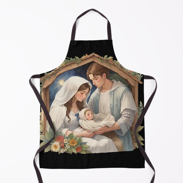 Artikelvorschau, Josef und Maria mit dem Jesuskind entworfen und verkauft von pixclipart.