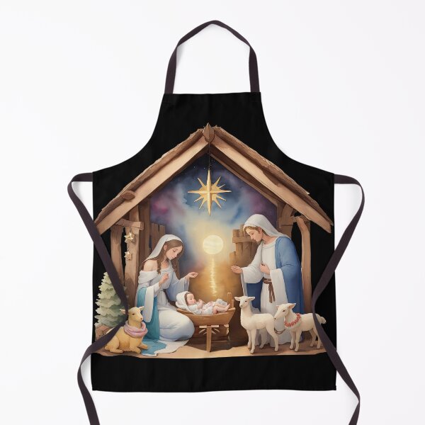 Item preview, Nativity with Baby Jesus in Manger designed and sold by pixclipart.
