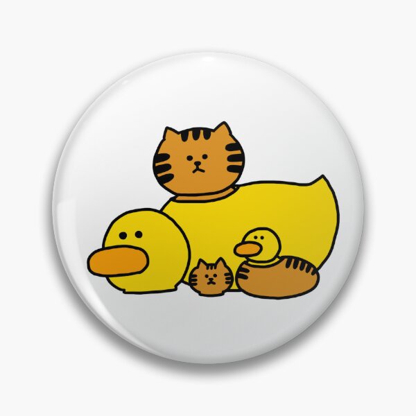 Artikelvorschau, eine Katze im Entenkostüm und eine Ente im Katzenkostüm entworfen und verkauft von superbaechoo.