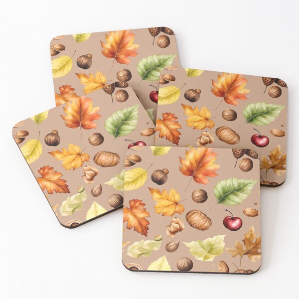 Item preview, The leaves are creating a colorful carpet on the ground. pettern designed and sold by YoulStyle.