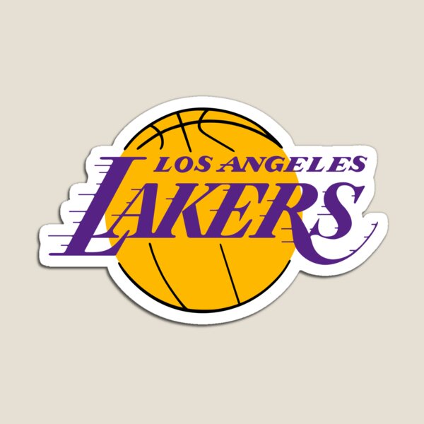 Los Angeles Lakers Rams Dodgers Kings Logos State of California Die-cut  MAGNET 