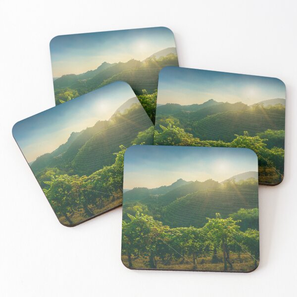 Item preview, Prosecco Hills, vineyards at sunset. Unesco Site. Veneto, Italy designed and sold by Stefano Orazzini.