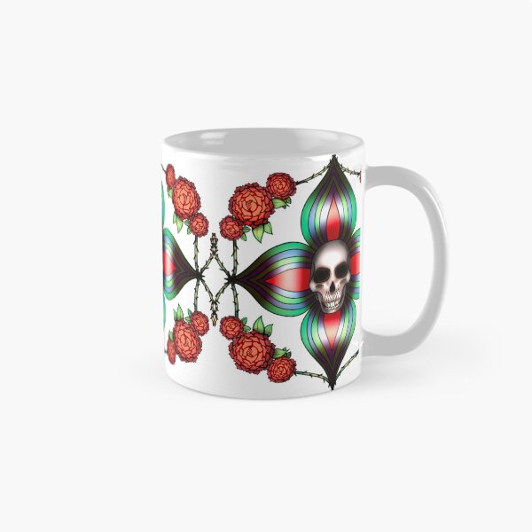 Item preview, Skull and Roses Pattern designed and sold by VidiStudios.