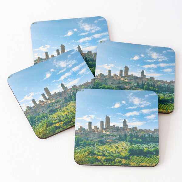 Item preview, San Gimignano skyline in summer. Tuscany, Italy designed and sold by Stefano Orazzini.