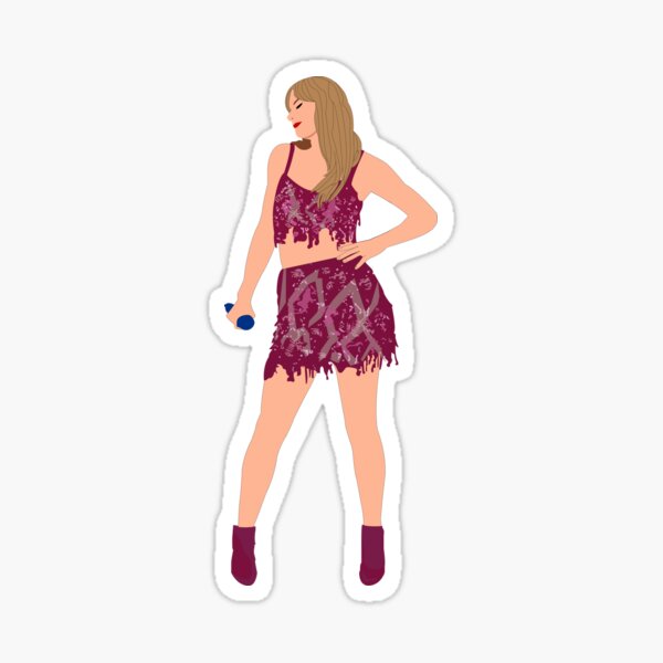 Taylor Swift Eras Tour Outfits Sticker Sheet – Jennifer Vallez