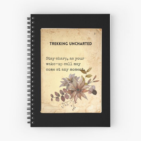 Item preview, Trekking Uncharted Original Page 03: Stay sharp, as your wake-up call may come at any moment designed and sold by Happy-PrintZ.