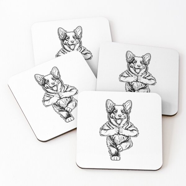 Item preview, Corgi Yoga Puppy Dog Funny Dogs Tree Pose Vrikshasana designed and sold by GrandeDuc.