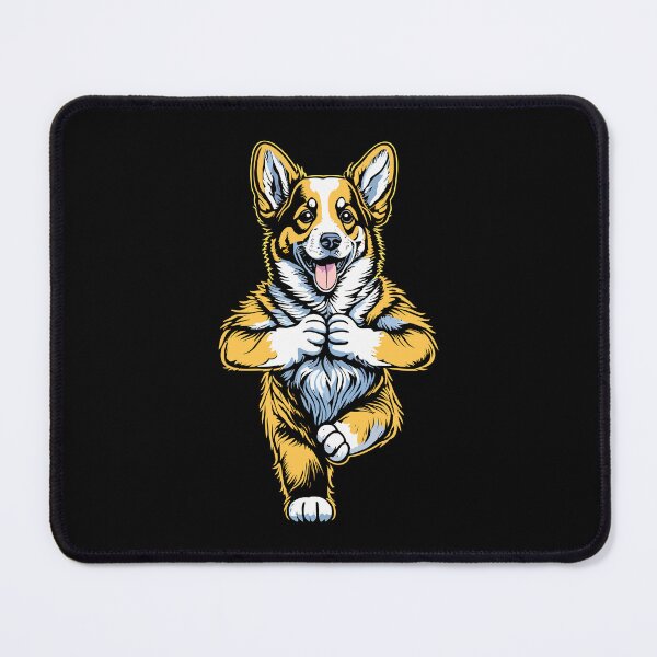 Item preview, Corgi Yoga Puppy Dog Funny Dogs Tree Pose Vrikshasana designed and sold by GrandeDuc.