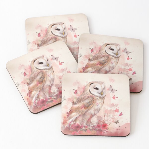 Item preview, Carolina_water painted owl designed and sold by Marion Hill.