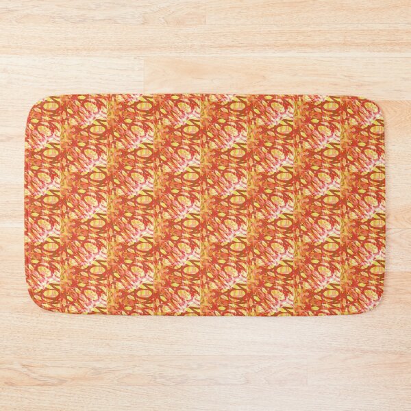 Item preview, Tangled Loops in Yellow, Reddish & Brownish Colors designed and sold by SideDishDesign.