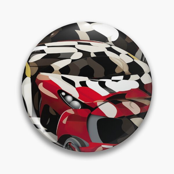 Item preview, Modern design that is reminiscent of three-dimensional cars with pop art patterns designed and sold by Pflugart.