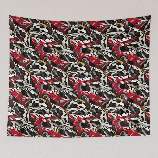 Item preview, Modern design that is reminiscent of three-dimensional cars with pop art patterns designed and sold by Pflugart.
