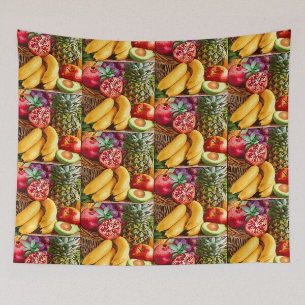Item preview, Fruit Basket Painting designed and sold by Black-Orc.