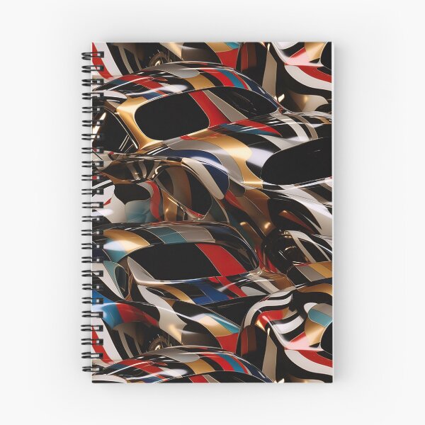 Item preview, Modern design that is reminiscent of three-dimensional cars with pop art patterns designed and sold by Pflugart.