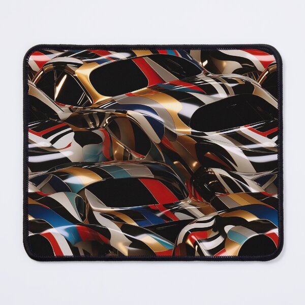 Item preview, Modern design that is reminiscent of three-dimensional cars with pop art patterns designed and sold by Pflugart.