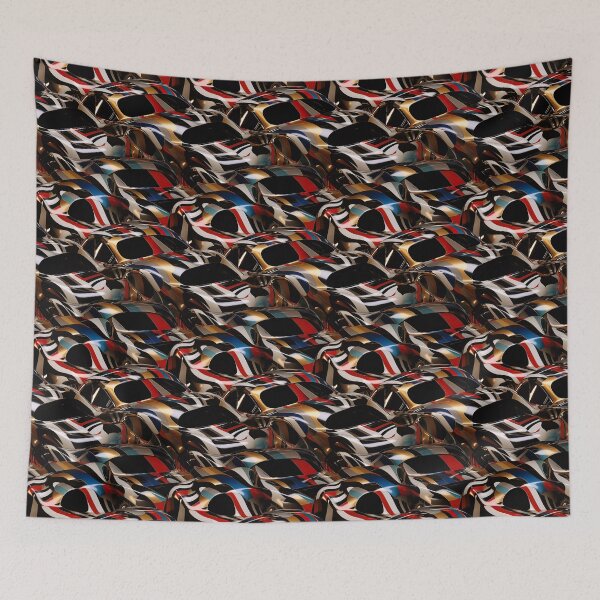 Item preview, Modern design that is reminiscent of three-dimensional cars with pop art patterns designed and sold by Pflugart.